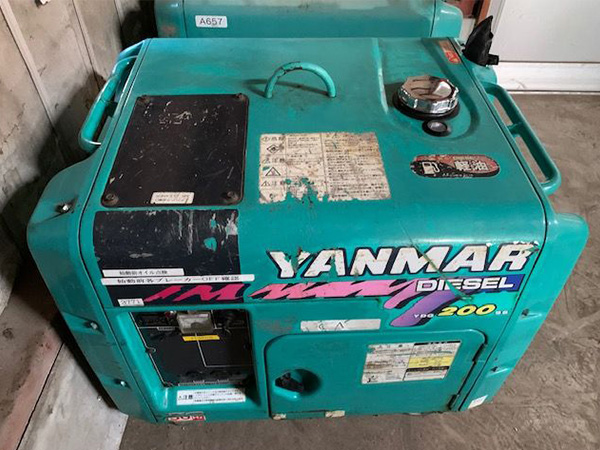 小型機械(発電機)のイメージ